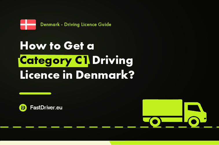 Category C1 light truck driving licence Denmark