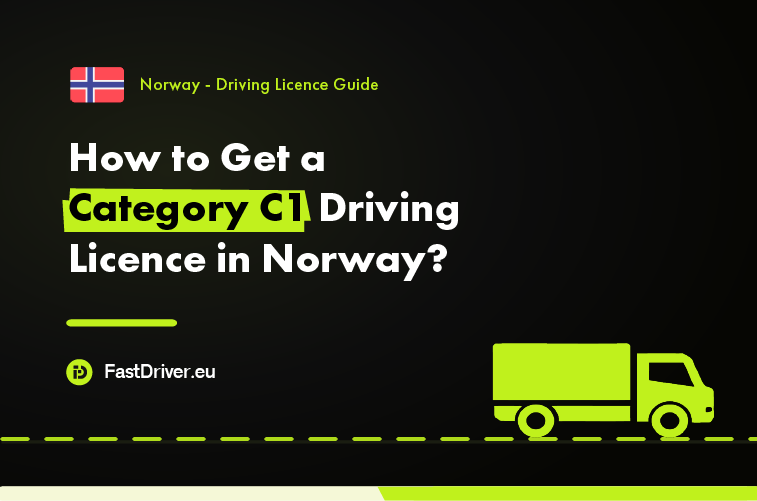 Category C1 light truck driving licence Norway