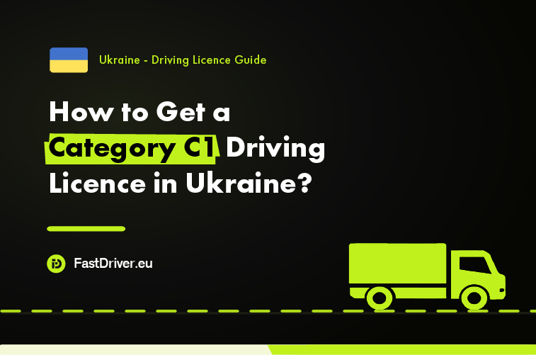 Category C1 light truck driving licence Ukraine