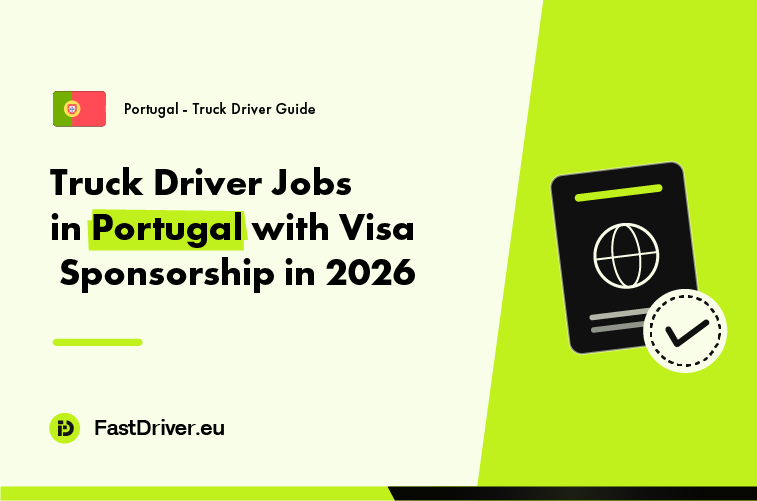 Portuguese employer sponsoring a foreign truck driver through the Via Verde lane