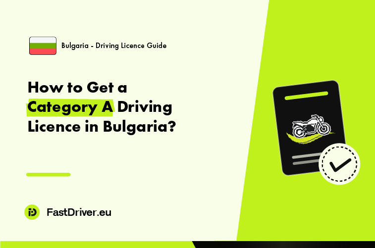 Motorcyclist riding in Bulgaria with a Category A licence