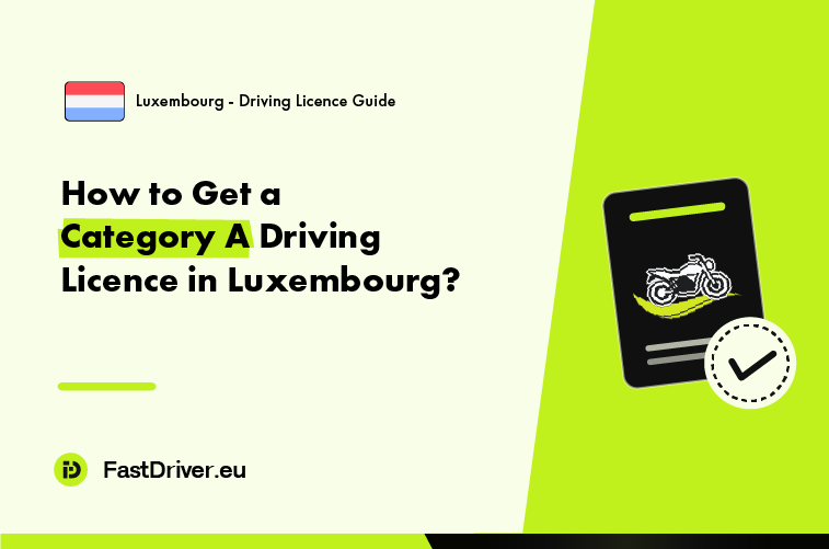 How to Get a Category A Driving Licence in Luxembourg? Motorcyclist riding in Luxembourg with a Category A licence