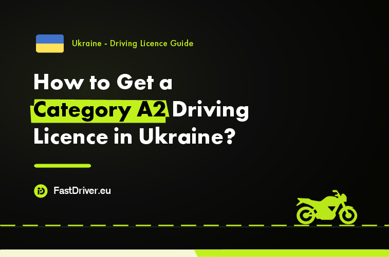 Motorcyclist riding a motorcycle in Ukraine under the Category A licensing system