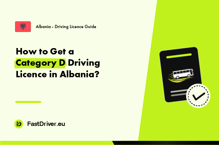 Category D bus driving licence Albania