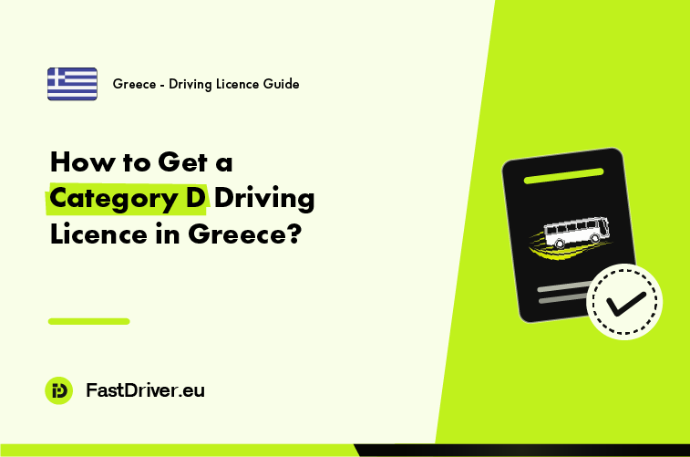 Category D bus driving licence Greece