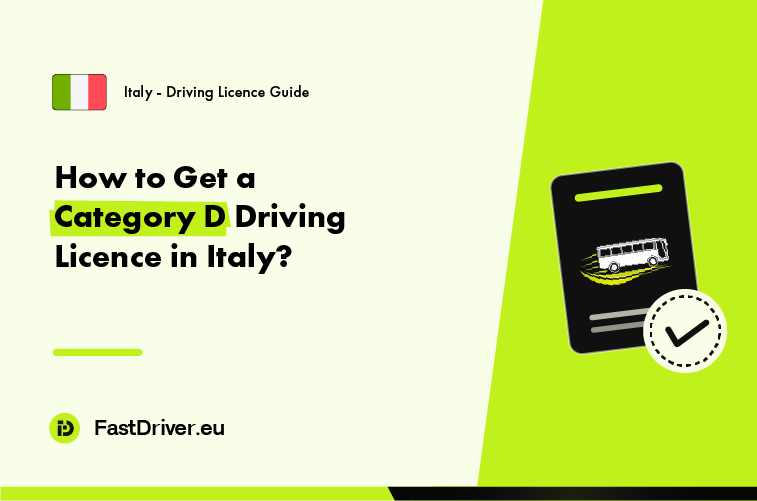 Category D bus driving licence Italy Category D bus driving licence Italy