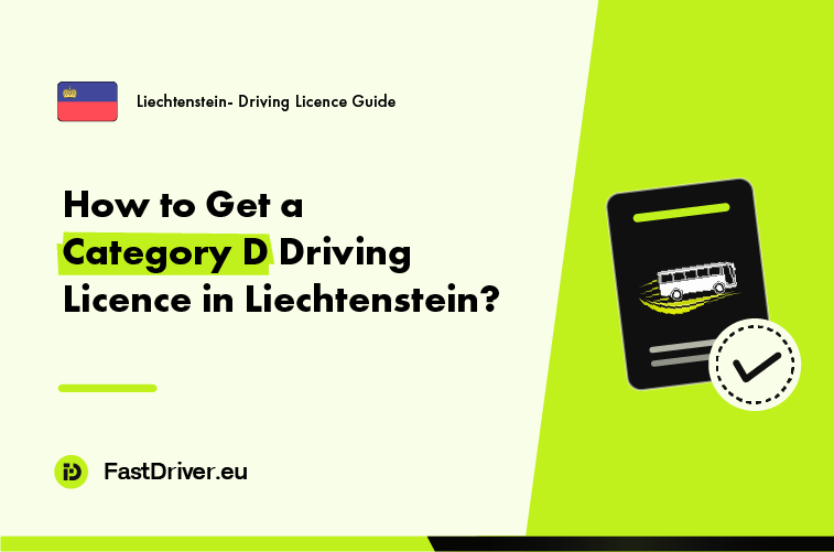 Category D bus driving licence Liechtenstein