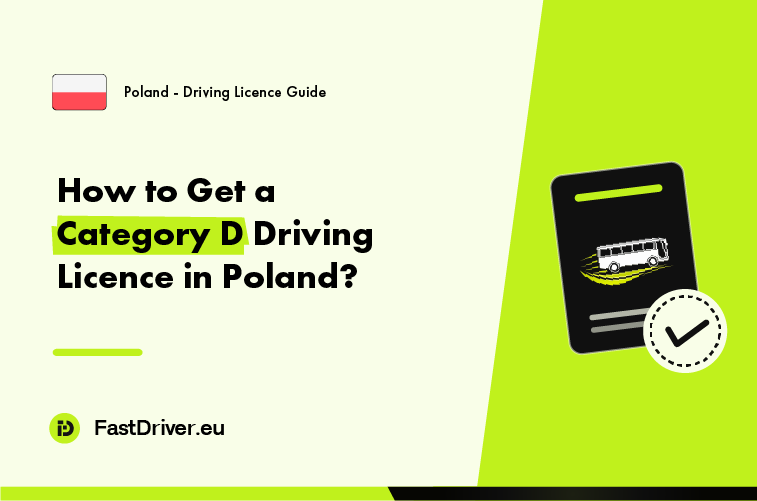 Category D bus driving licence Poland