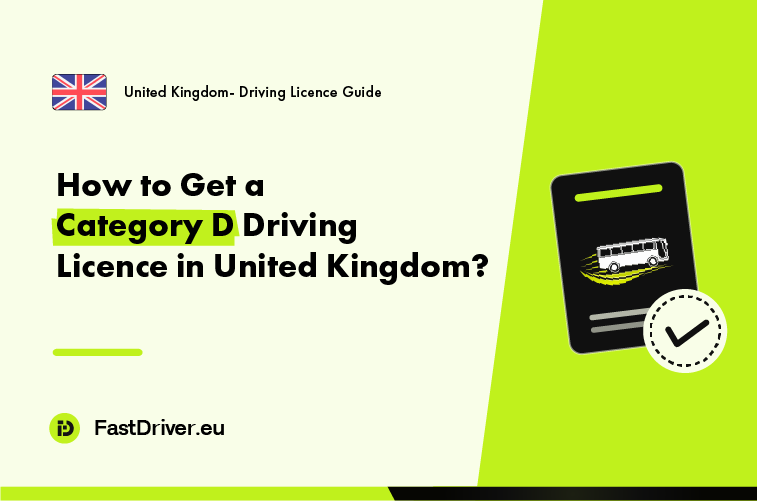 Category D bus driving licence United Kingdom