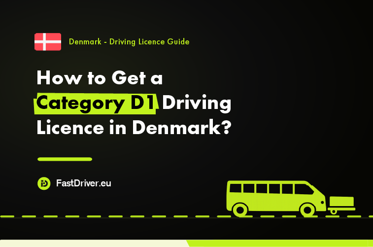 Category D1 minibus driving licence Denmark