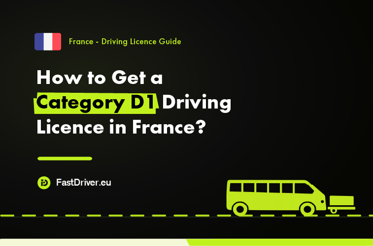 Category D1 minibus driving licence France