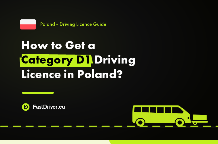 Category D1 minibus driving licence Poland