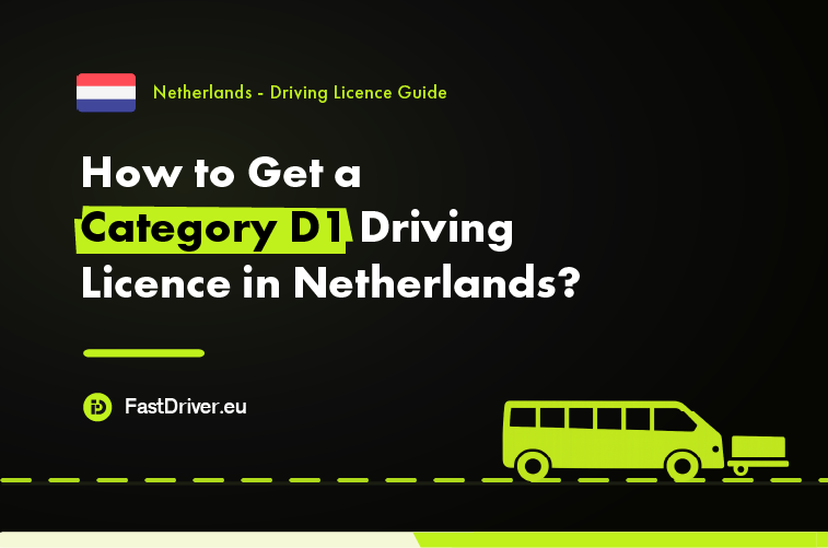 Category D1 minibus driving licence Netherlands