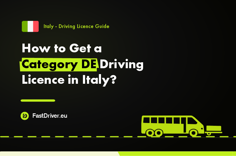 Category DE bus and trailer driving licence Italy Category DE bus and trailer driving licence Italy