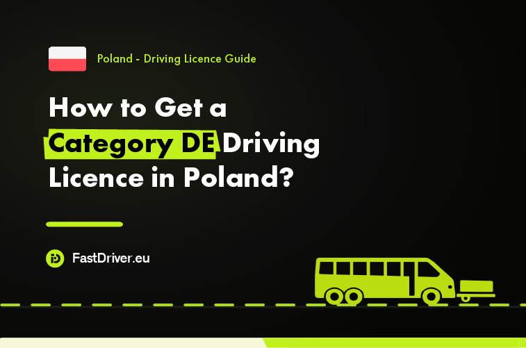 Category DE bus and trailer driving licence Poland